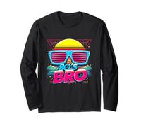 This Is My 80s Bro Costume Party The Sun con Occhiali da Sole Maglia a Manica