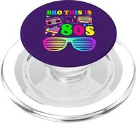 This Is My 80s Bro T-Shirt 80 '90 Costume Party Uomo Donna PopSockets PopGrip per MagSafe