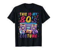 This Is My 80's Costume 1980s 80s Party Vintage Eighties Maglietta
