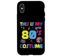 This Is My 80s Costume Boombox Rubiks Retro Uomini Donne Bambini Custodia per iPhone X/XS