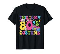 This Is My 80's Costume - Retro Anni '80 Throwback Vintage Party Maglietta
