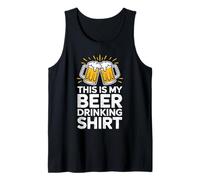 This is My Beer Drinking Shirt Funny Men Women Drinking Shirt Canotta
