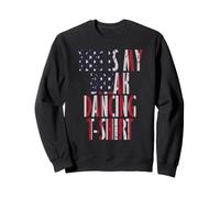 This is My Breakdance USA Flag Felpa