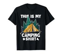 This is My Camping Clothes Glamping Campeggio Camping Maglietta