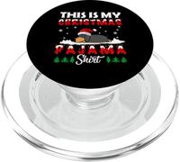 This Is My Christmas Pajama Dachshund Dog Funny Xmas PopSockets PopGrip per MagSafe