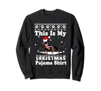 This Is My Christmas Pajama Dobermann Dog Funny Xmas Felpa