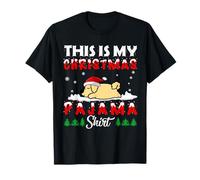 This Is My Christmas Pajama Golden Retriever Dog Funny Xmas Maglietta