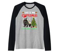 This Is My Christmas Pajama Honey Badger Lover Christmas Lights Maglia con Maniche Raglan