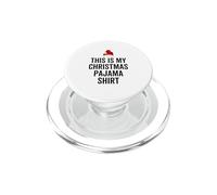 This Is My Christmas Pigiama Shirt Funny Christmas Holiday PopSockets PopGrip per MagSafe