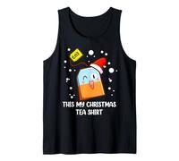 This Is My Christmas Tea Shirt Funny Sarcastic Christmas Fun Canotta