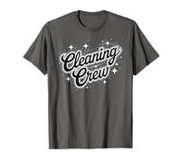 This Is My CLEANING CREW Janitor Team Clean Tidy Up Ladies Maglietta