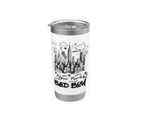 This is My Cool New York City Sketch Drawing Bad Boy Graphic Bicchiere termico in acciaio inox doppia parete
