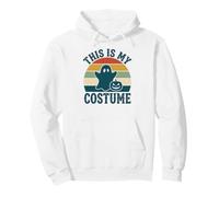 This Is My Costume Fantasma Halloween Felpa con Cappuccio