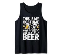 This Is My Costume Give Me A Beer Camicia Uomo papà Halloween Canotta