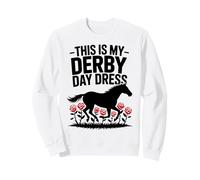 This is My Derby Day Dress Horse Racing Equitazione Felpa