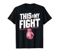 This Is My Fight Breast Cancer Awareness guanto da boxe donna Maglietta