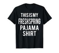 This is My Fresh Spring Pigiama Divertente Costume Pigro Maglietta