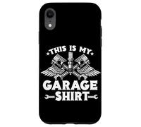 This Is My Garage Camicia Car Guy Riparazione Veicoli Garage Auto Custodia per iPhone XR