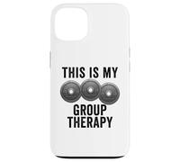 This is my group therapy weights palestra palestra divertente allenamento Custodia per iPhone 13