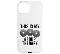 This is my group therapy weights palestra palestra divertente allenamento Custodia per iPhone 15 Plus