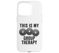 This is my group therapy weights palestra palestra divertente allenamento Custodia per iPhone 15 Pro Max