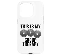 This is my group therapy weights palestra palestra divertente allenamento Custodia per iPhone 15 Pro