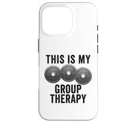 This is my group therapy weights palestra palestra divertente allenamento Custodia per iPhone 16 Pro