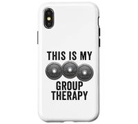 This is my group therapy weights palestra palestra divertente allenamento Custodia per iPhone X/XS