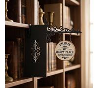 This Is My Happy Place per decorazione in Ferro per Librerie - Insegna da Parete