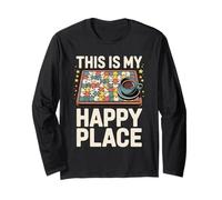 This Is My Happy Place - Puzzle per Amanti del caffè Maglia a Manica