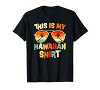 This-Is My Hawaiian Summer Retro Design Retro Foglie di Palma Maglietta