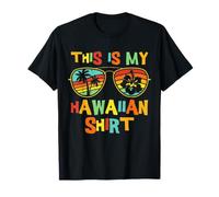 This Is My Hawaiian Tropical Luau Presente Uomini Donne Maglietta