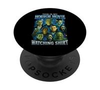 This is my horror Movie Guardando camicia vintage mostro retrò PopSockets PopGrip Adesivo