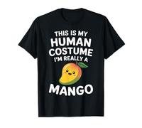This is My Human Costume Divertente Kawaii Carino Mango Fruit Maglietta