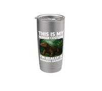 This Is My Human Costume I'm A Komodo Dragon Halloween Facile Bicchiere termico in acciaio inox doppia parete