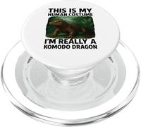 This Is My Human Costume I'm A Komodo Dragon Halloween Facile PopSockets PopGrip per MagSafe