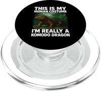 This Is My Human Costume I'm A Komodo Dragon Halloween Facile PopSockets PopGrip per MagSafe