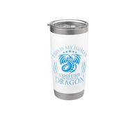 This Is My Human Costume I'm Really A Dragon Funny Dragons Bicchiere termico in acciaio inox doppia parete