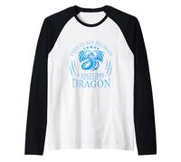 This Is My Human Costume I'm Really A Dragon Funny Dragons Maglia con Maniche Raglan