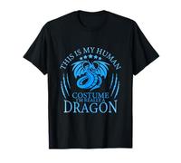 This Is My Human Costume I'm Really A Dragon Funny Dragons Maglietta