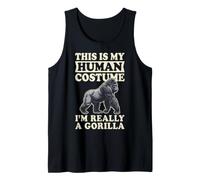 This Is My Human Costume I'm Really A Gorilla Canotta