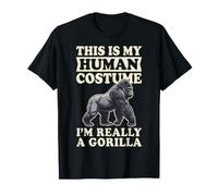 This Is My Human Costume I'm Really A Gorilla Maglietta