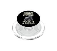 This Is My Human Costume I'm Really A Gorilla PopSockets PopGrip per MagSafe