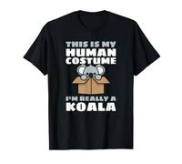 This Is My Human Costume I'm Really A Koala Maglietta
