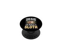 This Is My Human Costume I'm Really A Sloth PopSockets PopGrip Adesivo