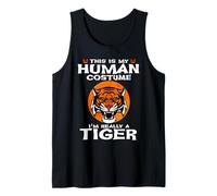 This Is My Human Costume I'm Really A Tiger Halloween Canotta