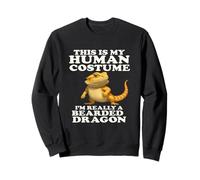 This Is My Human Costume Pogona Rettile Drago Barbuto Felpa