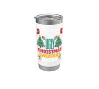 This Is My It's Too Hot For Ugly Christmas Maglioni Camicia Bicchiere termico in acciaio inox doppia parete