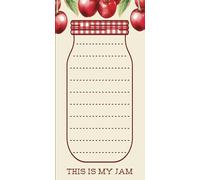 This Is My Jam: Full Color Cherry Jam Canning Jar List Pad