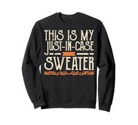 This Is My Just-in-Case Maglione ebraico Felpa